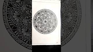 Mandala Art art yt youtubeshorts ytshorts shorts viralshorts trending [upl. by Eikcor584]