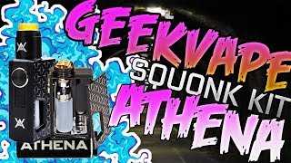 GeekVape ATHENA Squonk Kit Nce ⋮ EZigarette 4k [upl. by Jestude517]