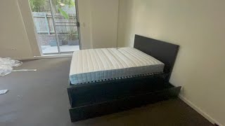 IKEA MALM bed with 4 storage box and LONSET slat [upl. by Hodess]