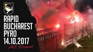 AS Rapid Bucharest pyro 14102017 [upl. by Leonore]