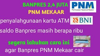 Penyalahgunaan kartu ATM BNI PNM Mekaar [upl. by Blockus]