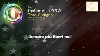 1990 Toto Cutugno  quotInsieme 1992quot Italy [upl. by Dlorej]