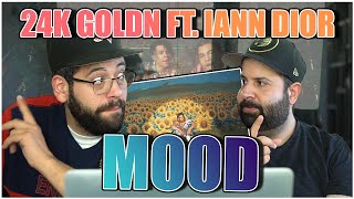 CATCHY MUSIC WE LIKE THESE GUYS 24kGoldn  Mood Official Video ft Iann Dior REACTION [upl. by Asennav906]