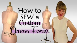 How to Sew a Customized Dress Form with your GRD Method Moulage [upl. by Jarrod]