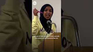 Rep Ilhan Omar heckled called a warmonger at event in Minnesota  USA TODAY Shorts [upl. by Aseek]