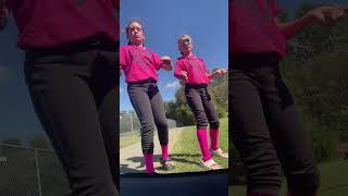 At a pink out softball tournament for cancer [upl. by Drarehs]