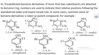 Monosubstituted Distubstituted trisubstituted Derivatives of benzene [upl. by Hoseia]