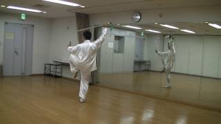 ３２式太極剣【鏡】 ０－２ （右後） 32form Tai Chi Sword [upl. by Haldeman]