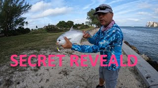 Secrets on How To Catch Pompano 100 [upl. by Wallis96]