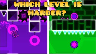 CLUTTERFUNK vs HEXAGON FORCE  WHICH LEVEL IS HARDER  Geometry Dash 22 [upl. by Bailar]