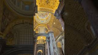 EL IMPONENTE interior de la Basílica de San PEDRO travel [upl. by Emmet174]