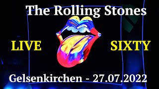 The Rolling Stones LIVE  SIXTY Tour  Full Concert  Gelsenkirchen 27072022 [upl. by Oad]