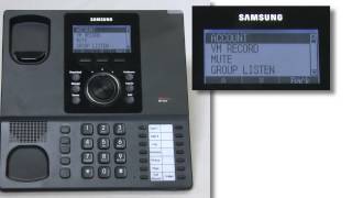 How To Call in to Group Listen on a Samsung OfficeServ Phone [upl. by Joel15]