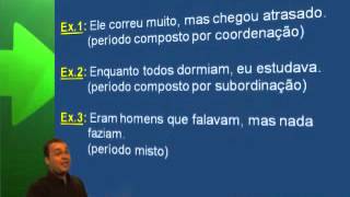 89 Sintaxe do Período Simples e Composto [upl. by Bakki]