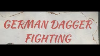 A review of German dagger fighting volume 1 by Kyle Toelle [upl. by Agan950]