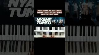 Nyame Tumfo by Kofi Owusu P quotkey F majorquot piano tutorial made easy like comment sharesubscribe [upl. by Hulbard]