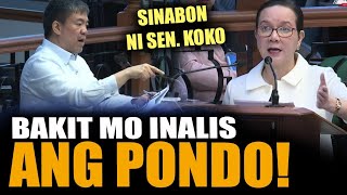 quotBAKIT MO INALIS ANG PONDO NG PHIL HEALTH PARA SA TAUMBAYAN YAN KOKO KAY GRACE POEquot [upl. by Auqenahc653]