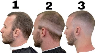 3 STEPS to a PERFECT HIGH FADE  Simple Buzz Cut Tutorial ASMR [upl. by Nahseez]