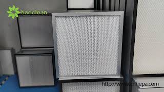 hepa filter miniplea hepa filter hepa air filter [upl. by Aiva]