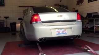 Chevy Caprice PPV Twin Turbo dyno pull 2 [upl. by Alikat699]