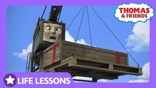 Cranky Dropped a Crate  Life Lesson Admitting Your Mistakes  Thomas amp Friends [upl. by Hanan386]