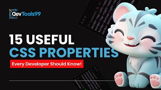 15 useful CSS properties you must know devtools99 css coding webdevelopment programming [upl. by Lupee750]