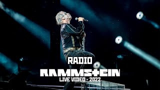 Rammstein  Radio Live Video  2022 Stadium Tour [upl. by Daahsar]