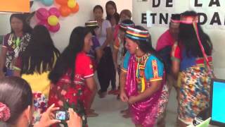 Baile de la cultura embera katio en el municipio de Tierral [upl. by Kancler]