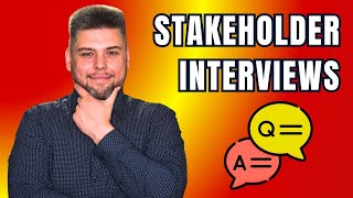 Stakeholder Interview  Best Project Requirements Gathering Business Analyst Techniques [upl. by Sidman89]