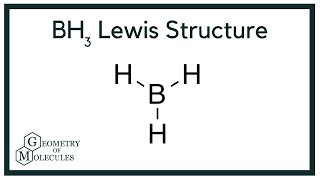 BH3 Lewis Structure Boron Trihydride [upl. by Phippen]