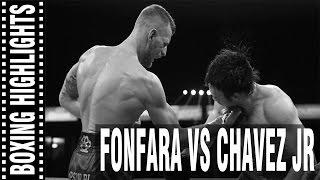 Julio Cesar Chavez Jr vs Andrzej Fonfara Highlights [upl. by Aynotahs148]