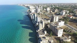 VaroshaGhost town Famagusta by drone Phantom 3 [upl. by Dnomzed47]