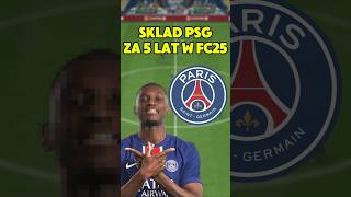 SKŁAD PSG ZA 5 LAT WEDŁUG KARIERY W FC25 [upl. by Ainod]