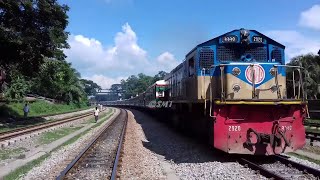 Mohanagar Godhuli Bangladesh Railway 7032920 [upl. by Virgy360]