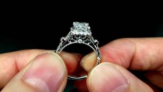 Verragio Parisian DL109P Halo Engagement Ring [upl. by Ehsrop471]