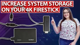 ADD USB STORAGE TO 4K FIRESTICK  INSTALL MORE APPS  FIRE OS 6 [upl. by Blaseio]