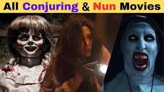 How to watch The Conjuring amp Nun Movies in Order  The Conjuring Annabelle amp Nun All Movies Parts [upl. by Lynad]