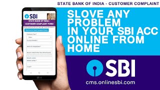 How To Complaint Any Problem In Your SBI Account Online  State Bank of India [upl. by Nuahsal20]