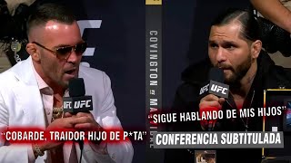 Covington vs Masvidal Rueda de prensa subtitulada  La policía tiene que intervenir  PreUFC 272 [upl. by Hras]