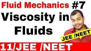 Fluid 07  Viscosity and Viscous Force IIT JEE MAINS  NEET Watch Fluid 08 for Stokes Theorem [upl. by Sillaw]