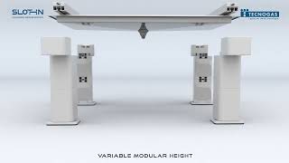 TECNOGAS SLOT IN  SYSTEM FOR SUPPORTING EXTERNAL UNITS [upl. by Agate]