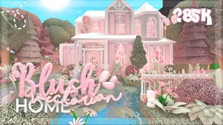 Blush Victorian Fantasy Home  Roblox Bloxburg Speed Build  ❁ [upl. by Ailene]