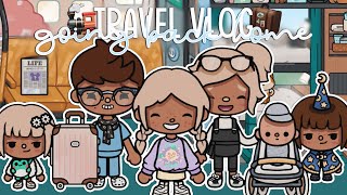 Travel Vlog 🚂  with voice  Toca Boca Family Roleplay [upl. by Oninotna]