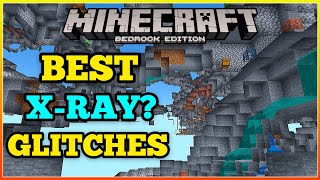 Minecraft Bedrock X RAY Glitch Tutorial 2021 117 part 1 XBOX PLAYSTATION WINDOWS10 PE SWITCH [upl. by Tadd]