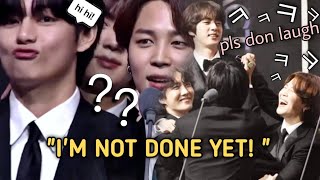 BTS being CHAOTIC in AWARD SHOWS [upl. by Willet]