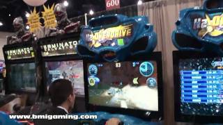 H2Overdrive Deluxe Video Arcade Speedboat Racing Game  BMIGamingcom  Raw Thrills [upl. by Orran]