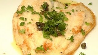 Pan Fried Fish  PLAICE in butter lemon amp capers  Simple Recipe [upl. by Bevus]