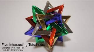 Five Intersecting Tetrahedra Thomas Hull [upl. by Packton]