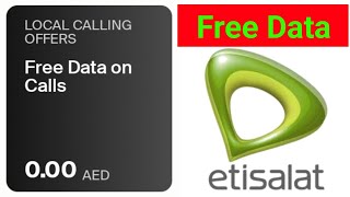 How to get free 52 GB data in Etisalat  How to get 50GB Etisalat [upl. by Garretson]