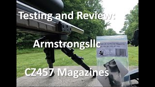 Armstrongllc CZ457 Magazine Range Testing and Bench Review [upl. by Faustena]